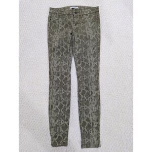 Rich & Skinny Women's Green Mid-Rise Skinny Jeans Size 26